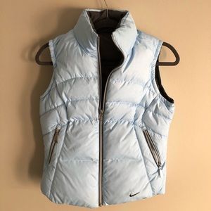 Women’s Nike Light Blue Vest, Size S (4-6)